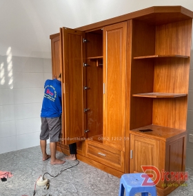 Tủ quần áo gỗ tự nhiên Long Hải TP Hồ Chí Minh – Đồ gỗ Đức Thịnh Vũng Tàu