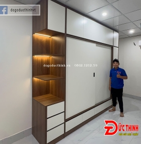 Tủ quần áo gỗ công nghiệp hiện đại tại xã Long Hải – Giải pháp đẹp, gọn và tối ưu cho phòng ngủ ngày nay