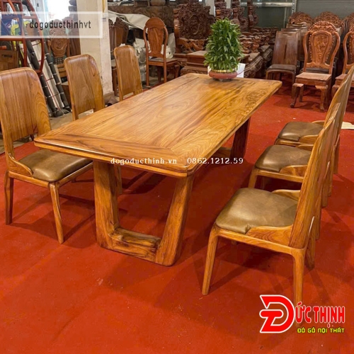 Top 5 Mẫu Bàn Ăn Gỗ Đỏ Đẹp Nhất Tại Vũng Tàu – Sang Trọng & Hiện Đại