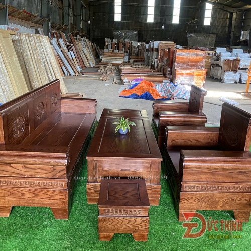 SOFA PHÁO ĐỐI SỒI LAU MÀU GỖ ÓC CHÓ – ĐẲNG CẤP TRONG TỪNG CHI TIẾT