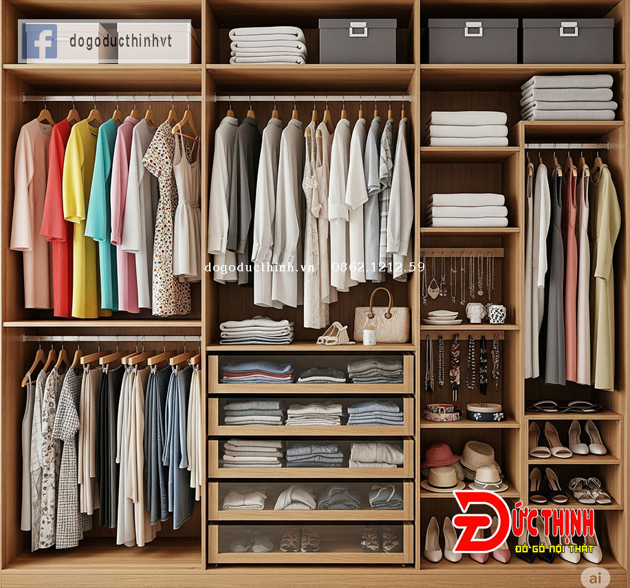10 cách sắp xếp tủ quần áo gọn gàng và tối ưu nhất