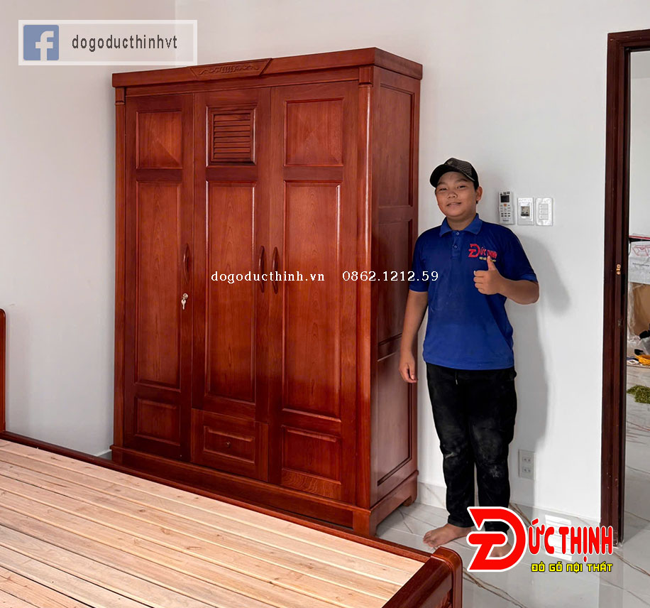 Thi Công Tủ Quần Áo Hiện Đại Tại Phước Hải 