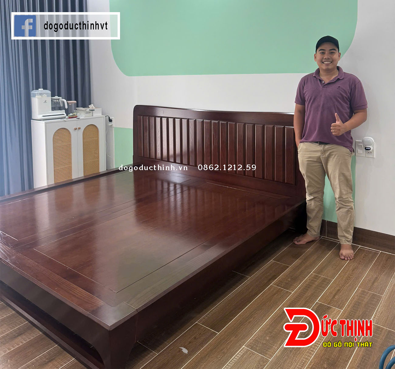  giường ngủ gỗ sồi Nga tại Vũng Tàu