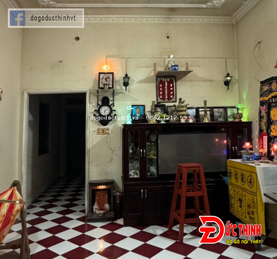 Thi công trọn gói không gian phòng thờ cho chị Thu ở Phước Hải