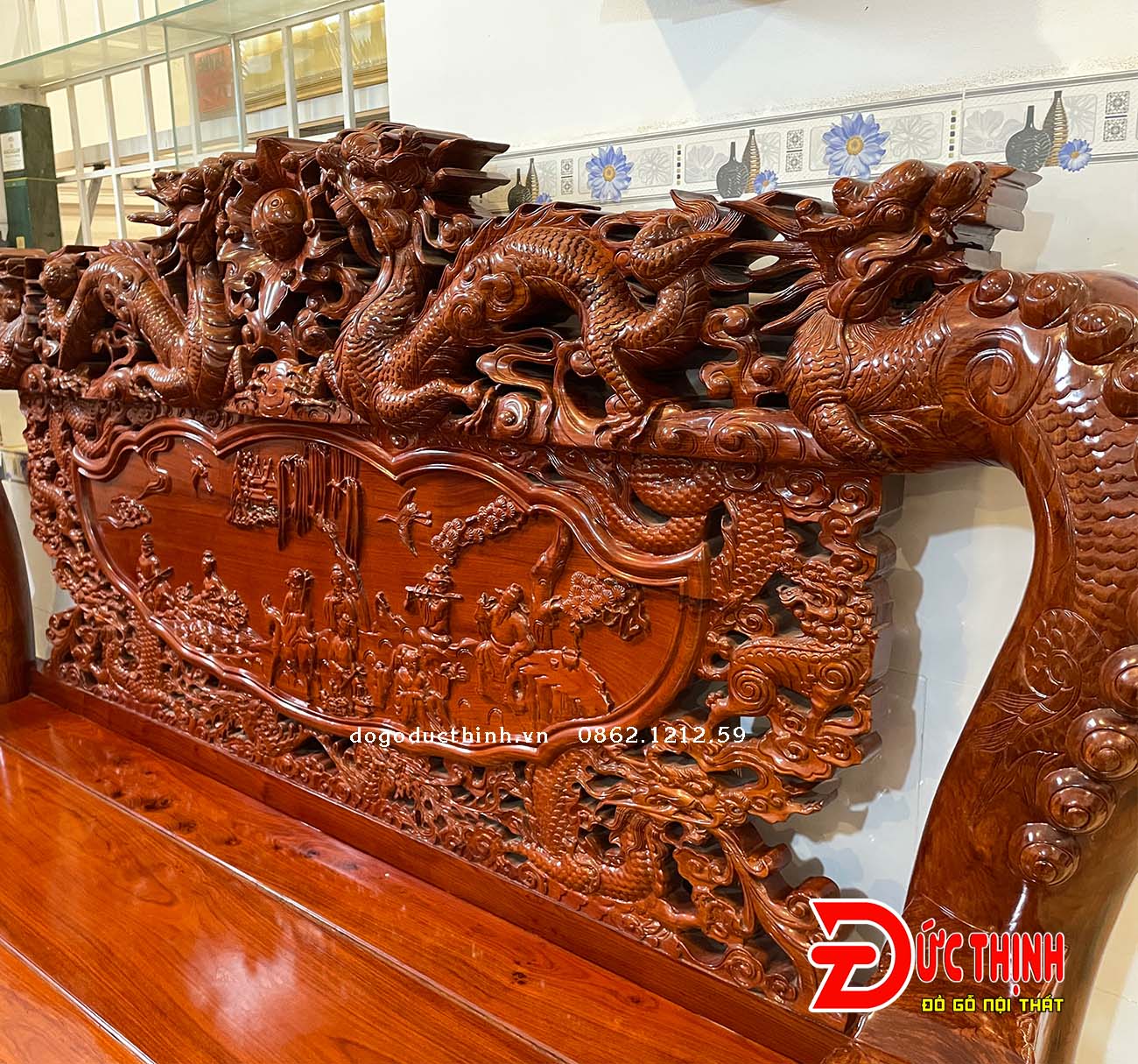 Salon Hương Huyết - Rồng Bát Tiên - Cột 17 -  Tay Nghê - 10 món (mẫu 2)