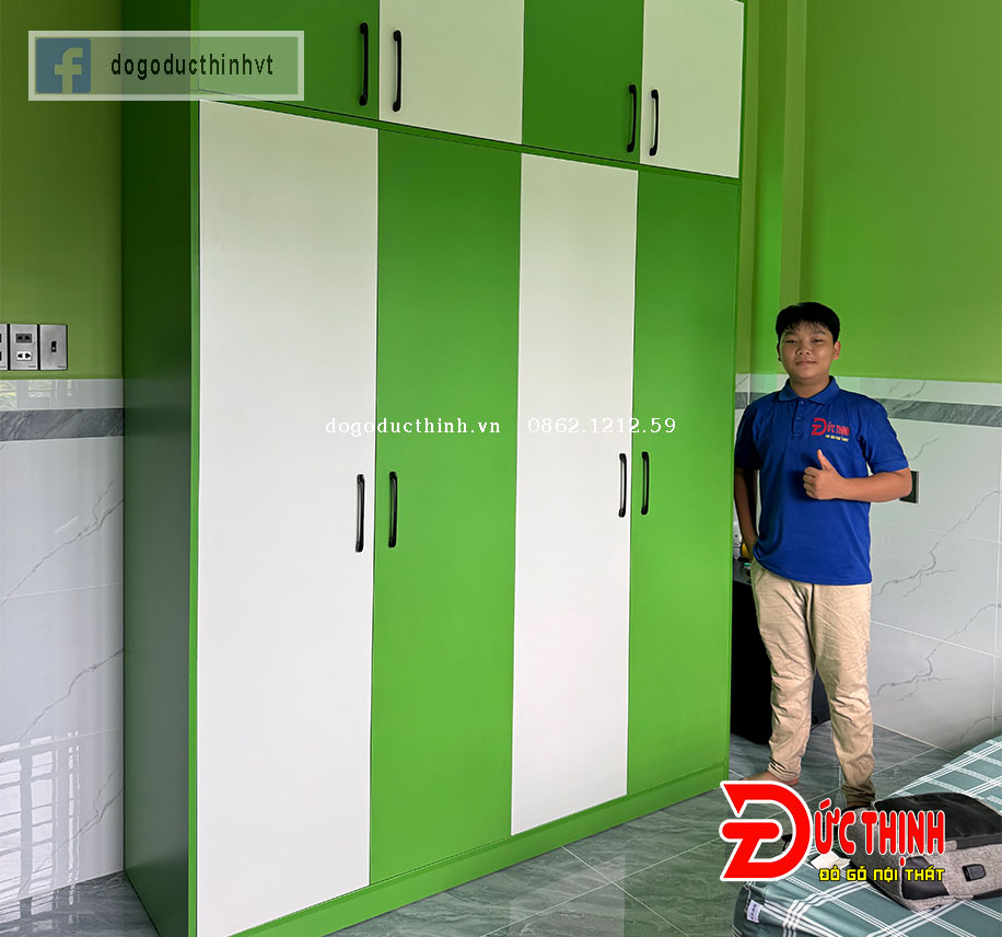Thi Công Tủ Quần Áo Hiện Đại Tại Phước Hải