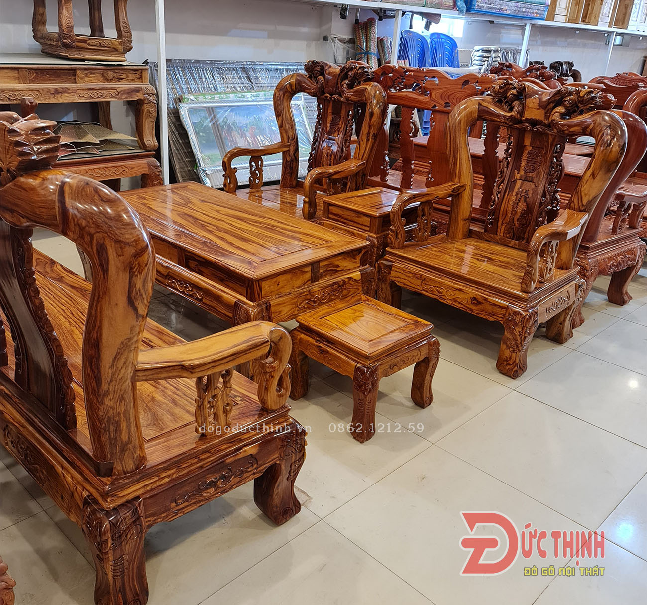 Salon Hương Vân Loang cột 12 – 6 món – tay đào tiên
