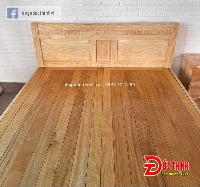 Giường ngủ gỗ sồi Nga - Vạt phản nan