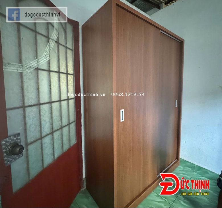 Tủ quần áo gỗ MDF cánh trượt (cánh lùa)