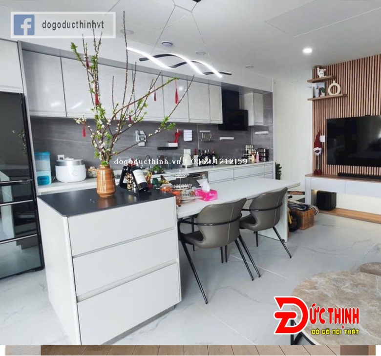 Bảng giá Tủ bếp gỗ Công nghiệp 