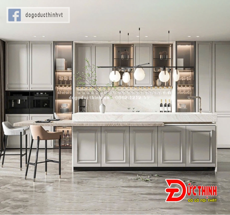 Bảng giá Tủ bếp gỗ Công nghiệp 
