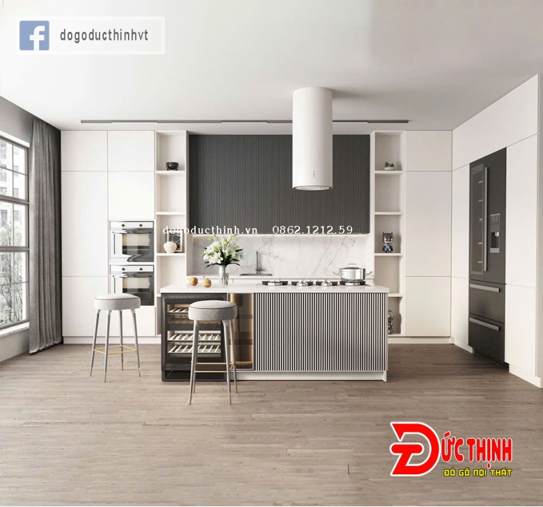 Bảng giá Tủ bếp gỗ Công nghiệp 