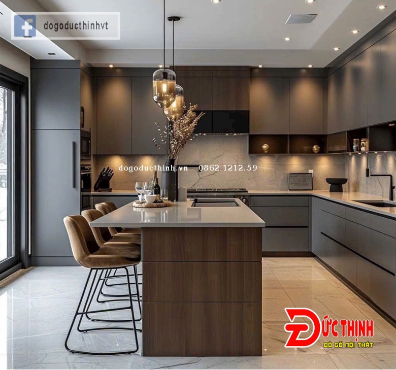 Bảng giá Tủ bếp gỗ Công nghiệp 