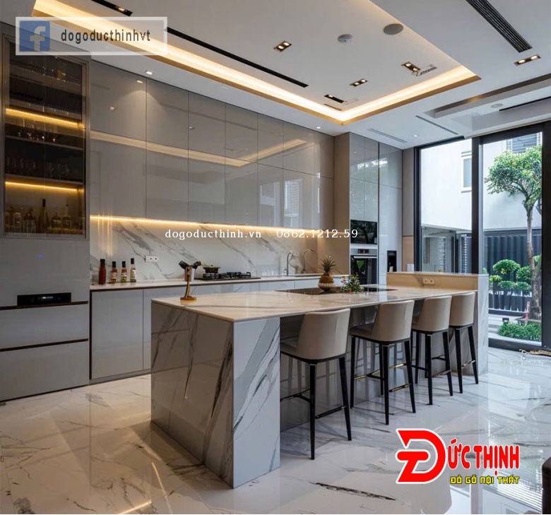 Bảng giá Tủ bếp gỗ Công nghiệp 