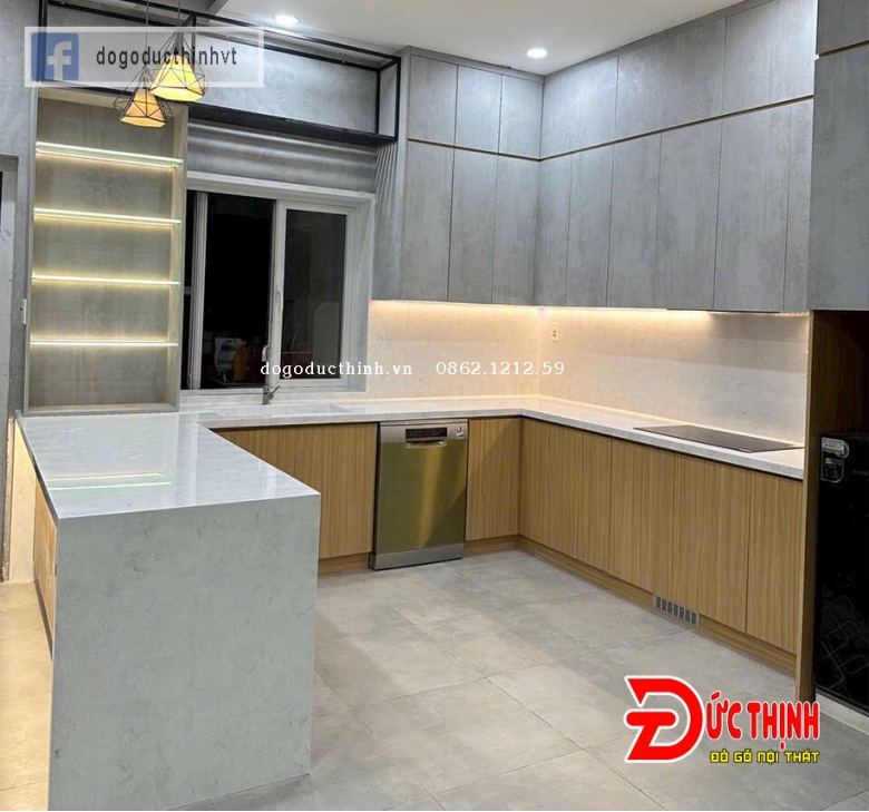 Bảng giá Tủ bếp gỗ Công nghiệp 