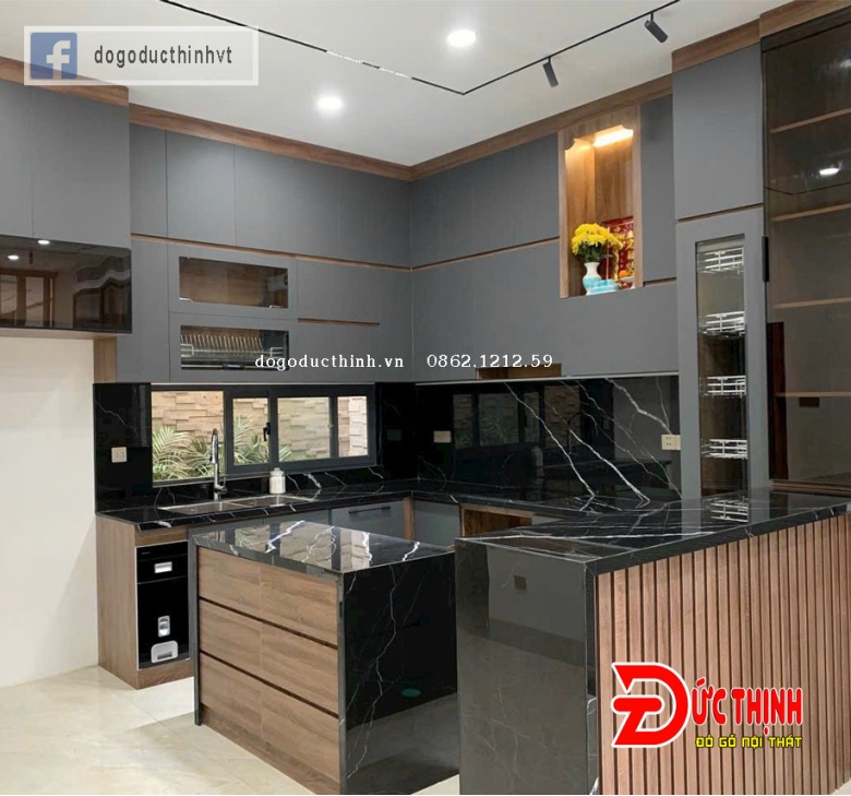 Bảng giá Tủ bếp gỗ Công nghiệp 