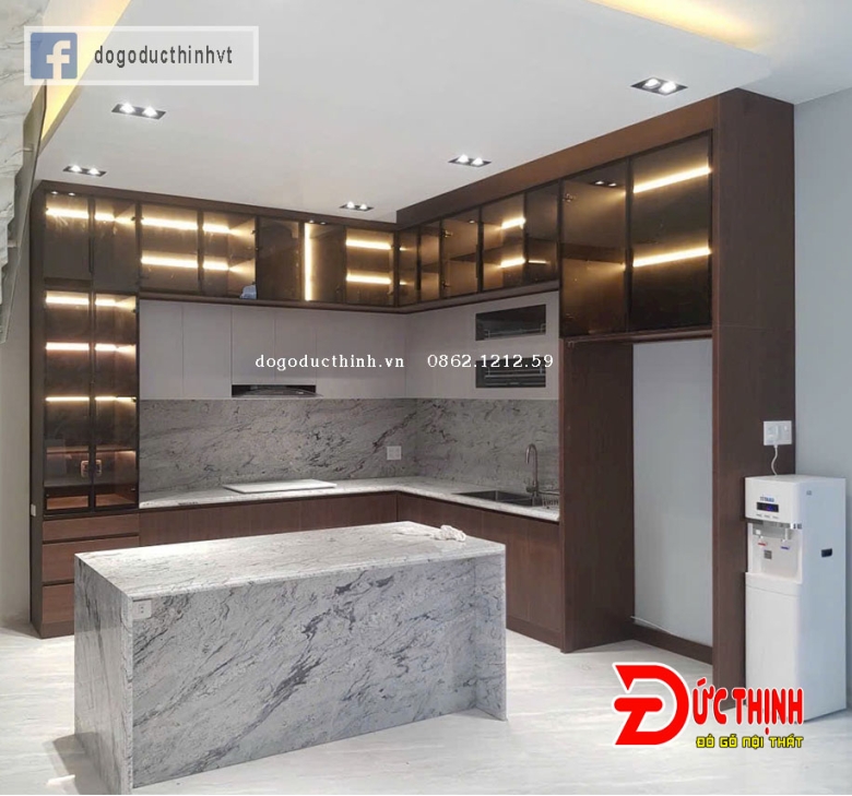 Bảng giá Tủ bếp gỗ Công nghiệp 