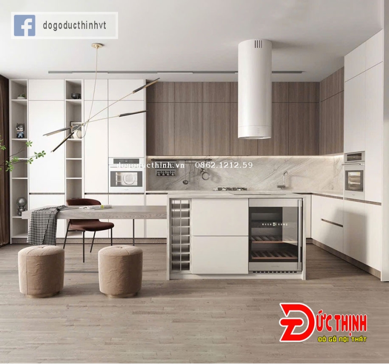 Bảng giá Tủ bếp gỗ Công nghiệp 