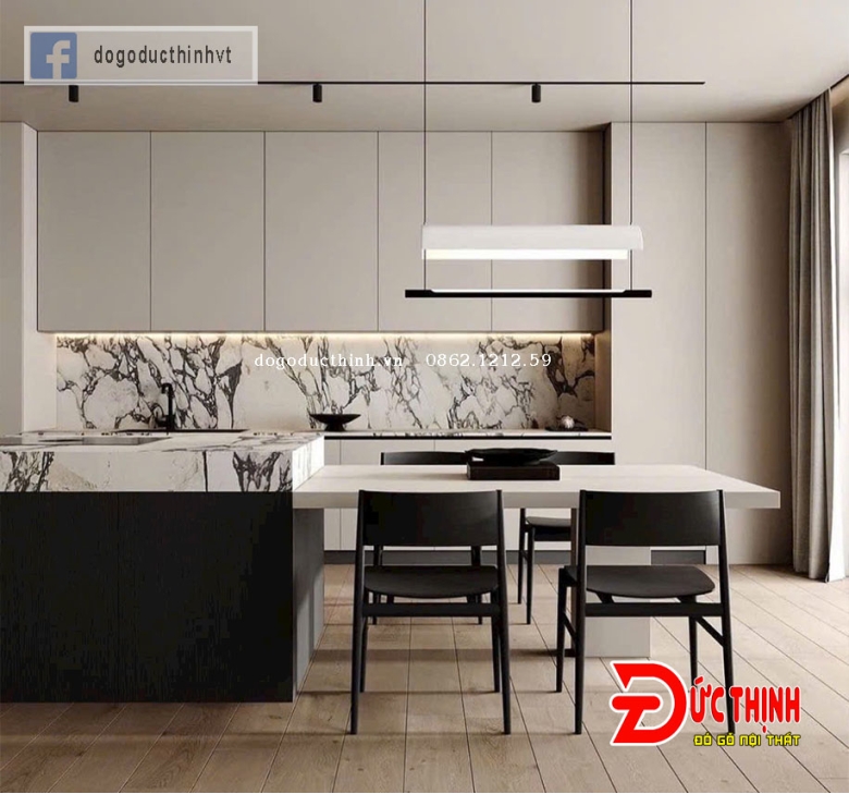 Bảng giá Tủ bếp gỗ Công nghiệp 