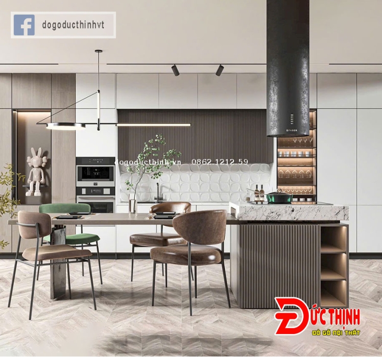 Bảng giá Tủ bếp gỗ Công nghiệp 