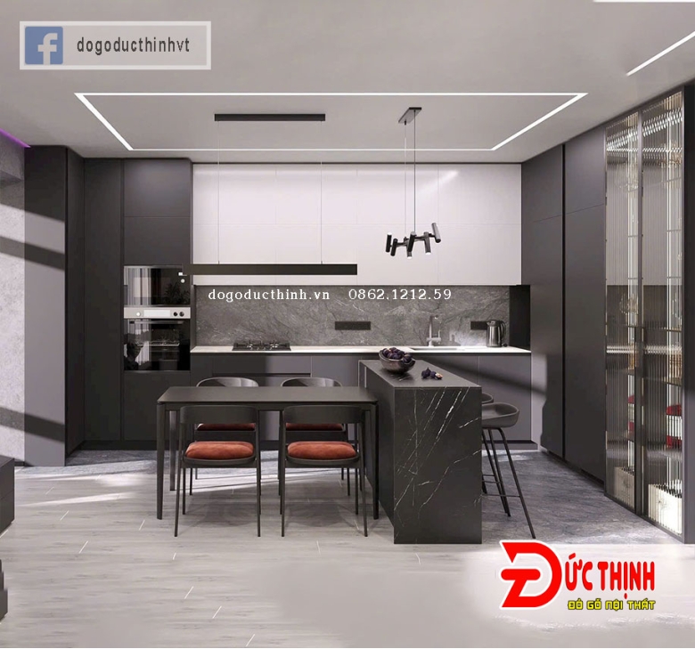 Bảng giá Tủ bếp gỗ Công nghiệp 