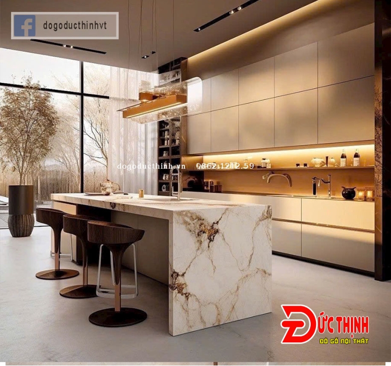 Bảng giá Tủ bếp gỗ Công nghiệp 